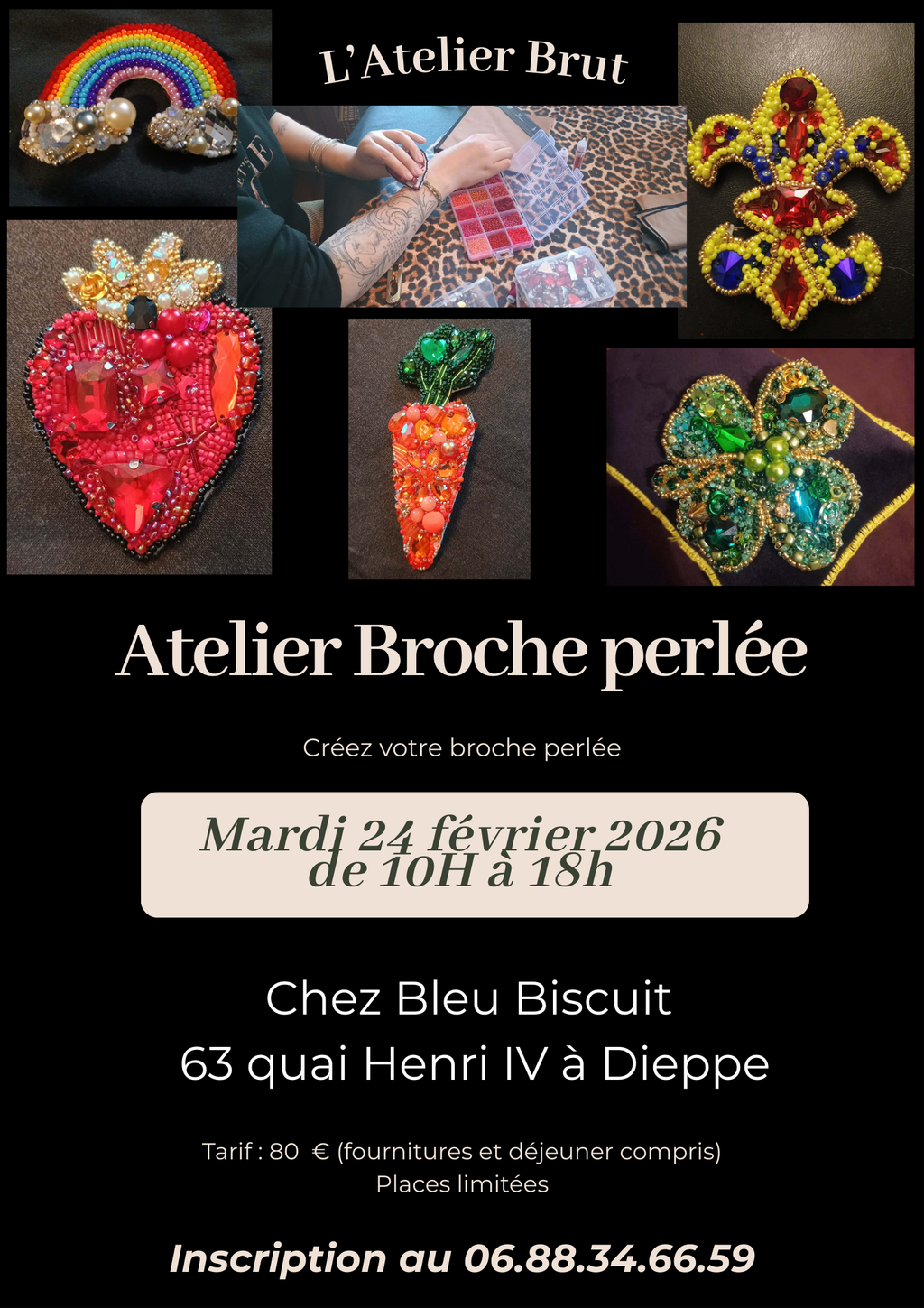 Atelier Broche perlée