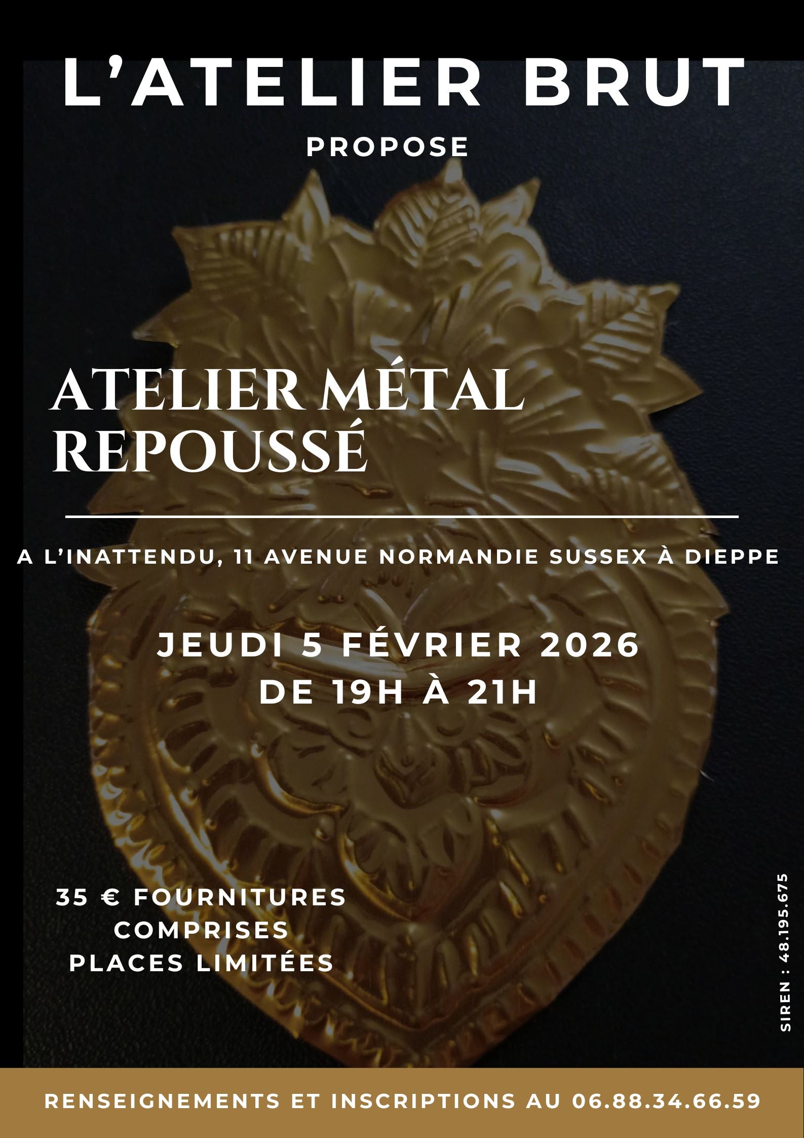 Atelier Métal repoussé
