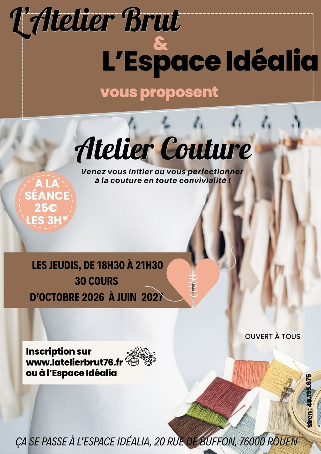 Atelier Couture : Projet libre