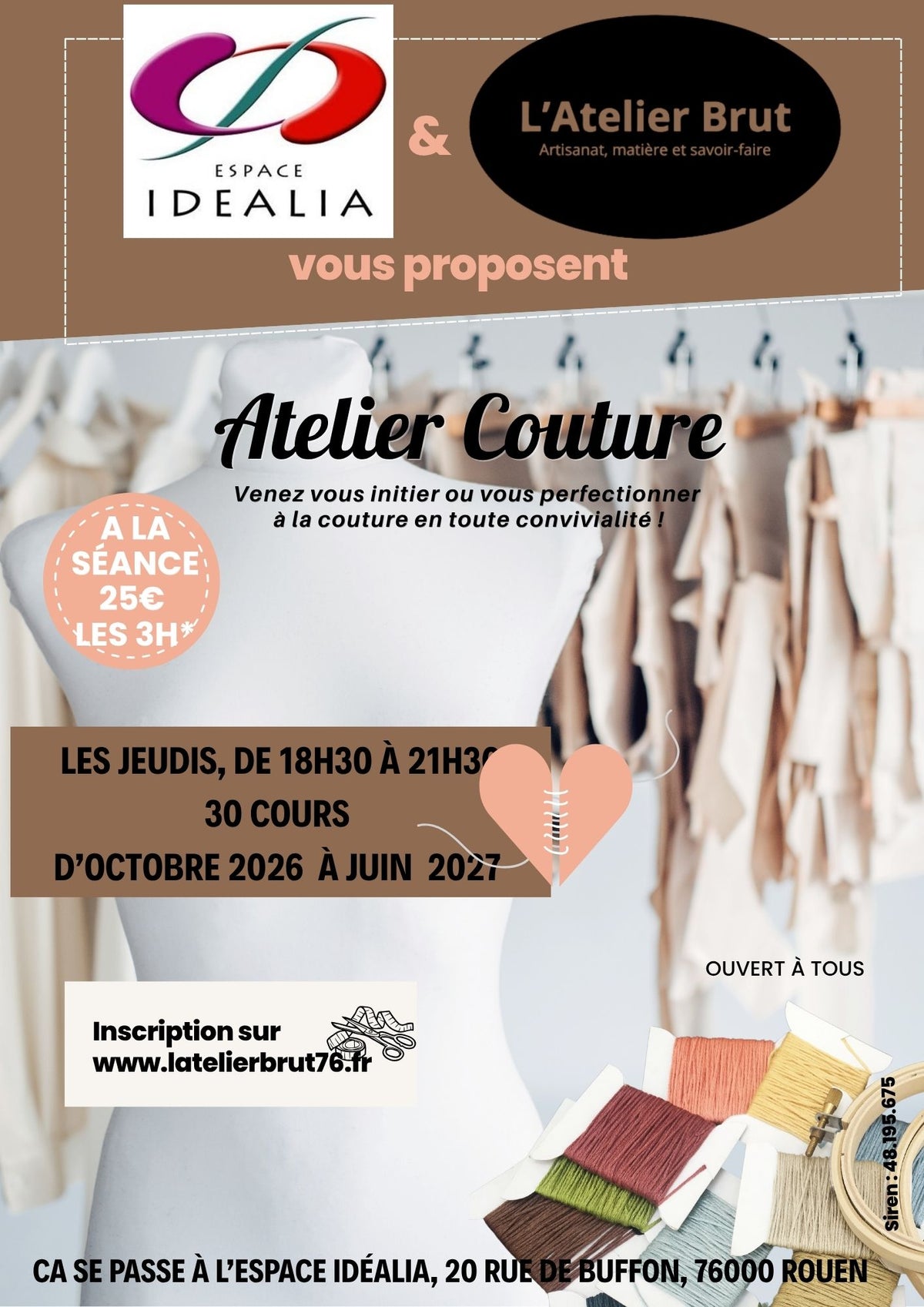 Atelier Couture : Projet libre