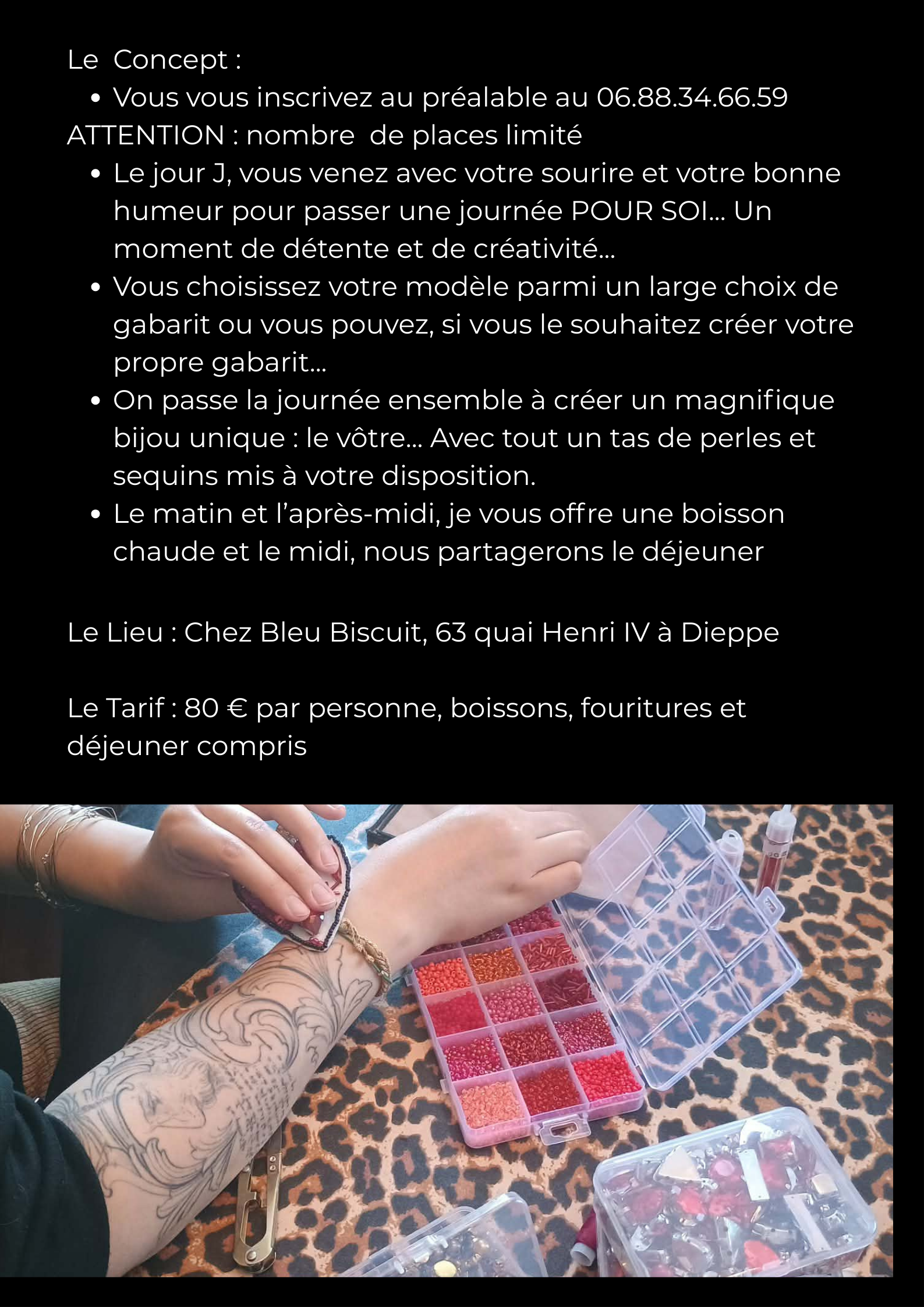 Atelier Broche perlée