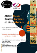 Atelier Bijoux - Boucles d'oreille en Pâte polymère