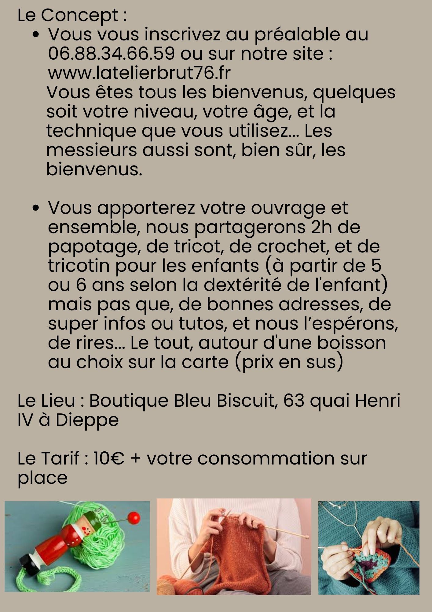 Café Tricot/Crochet/Tricotin