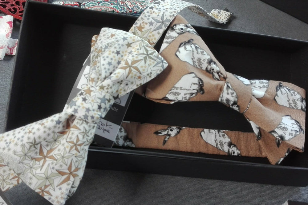 Atelier "Je couds un Noeud Pap pour mon Mec"