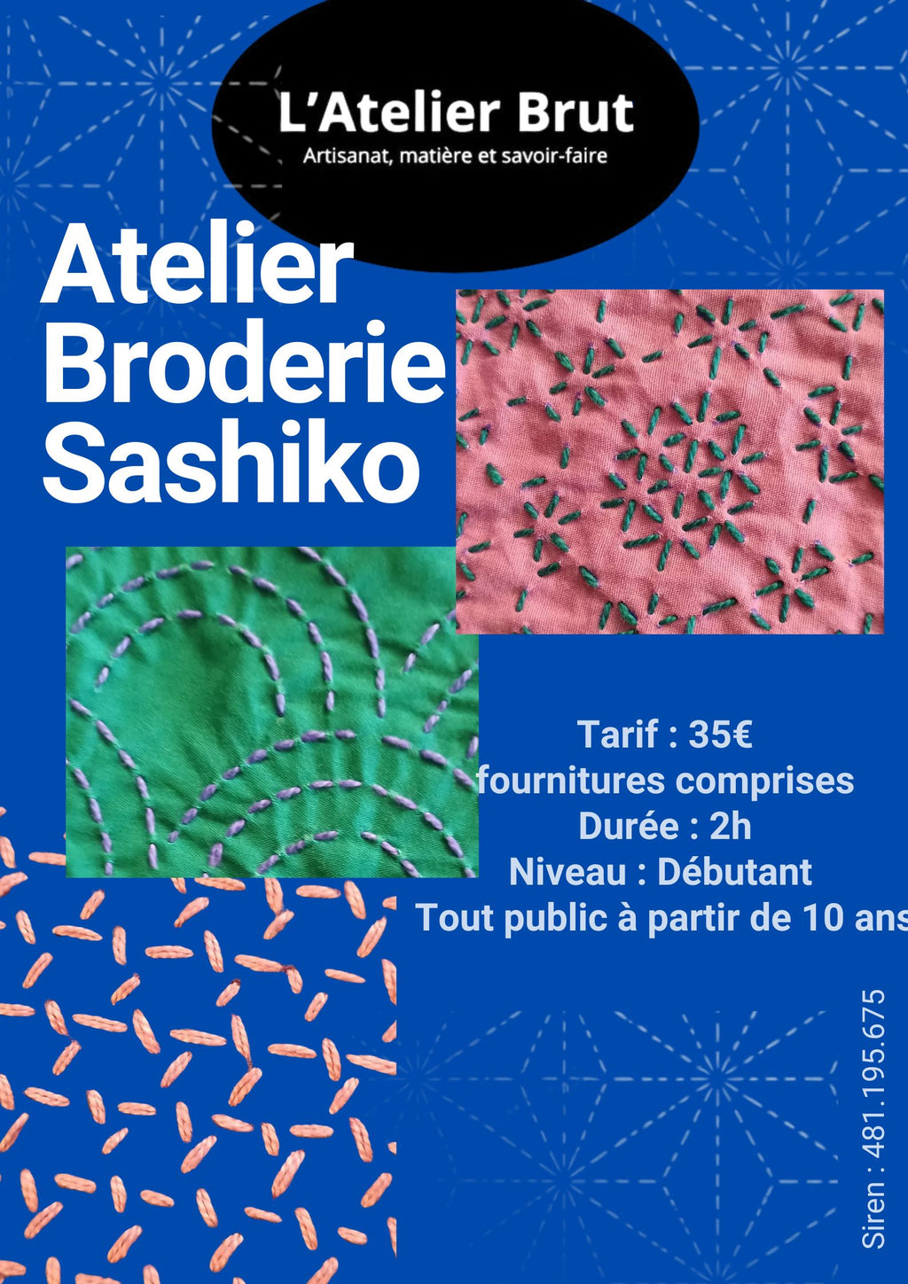Atelier Broderie Sashiko