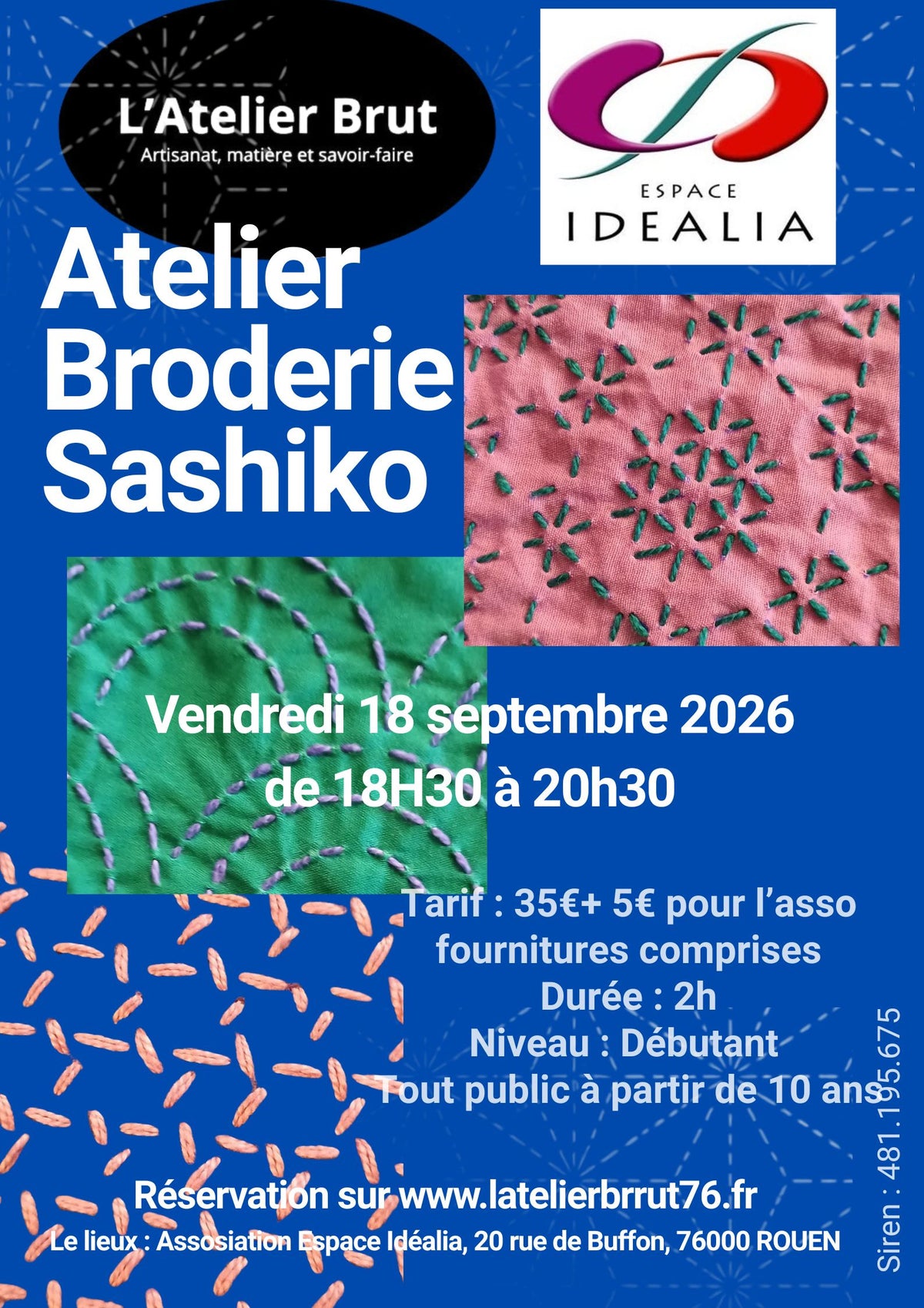 Atelier Broderie Sashiko