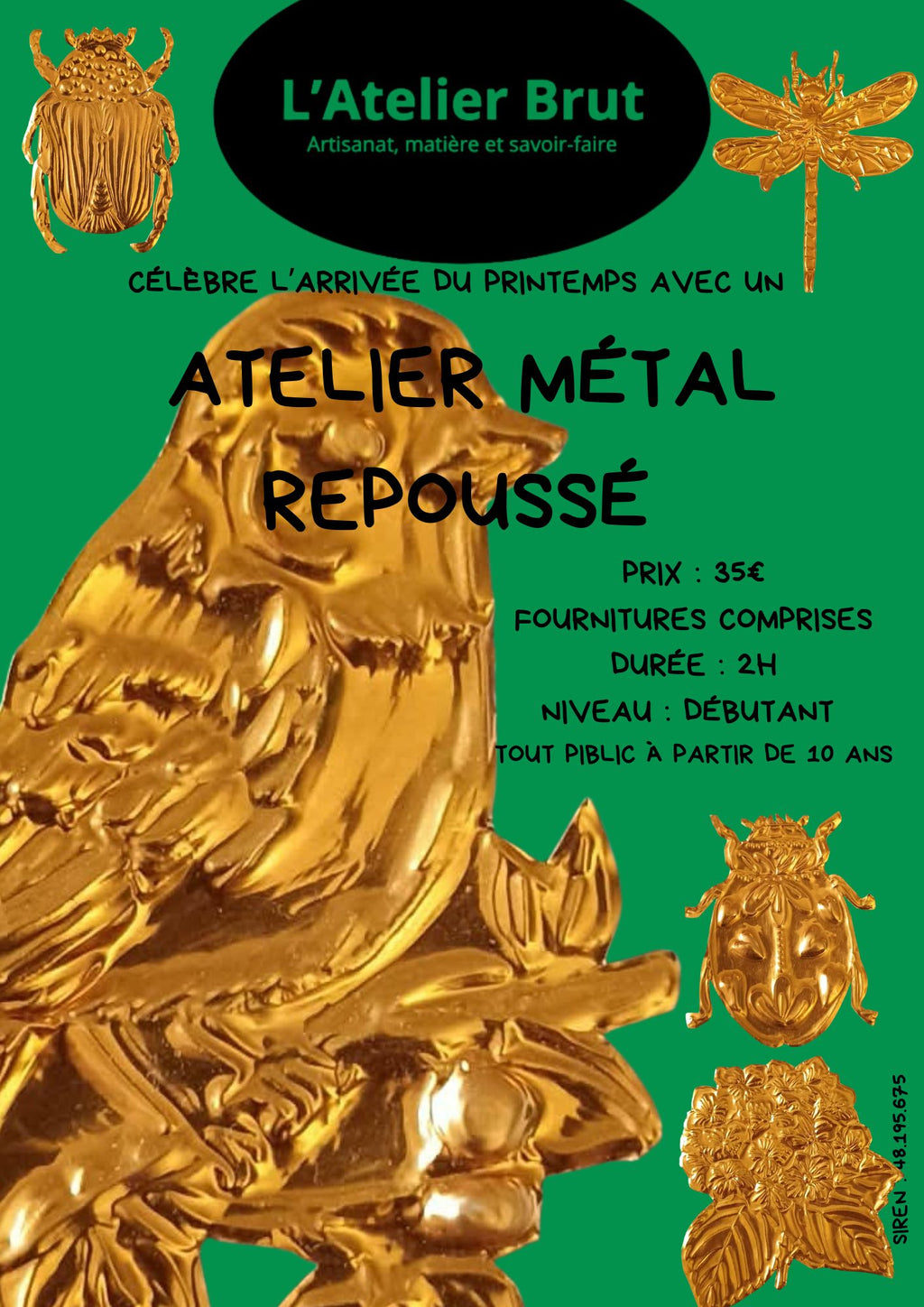 Atelier Métal repoussé