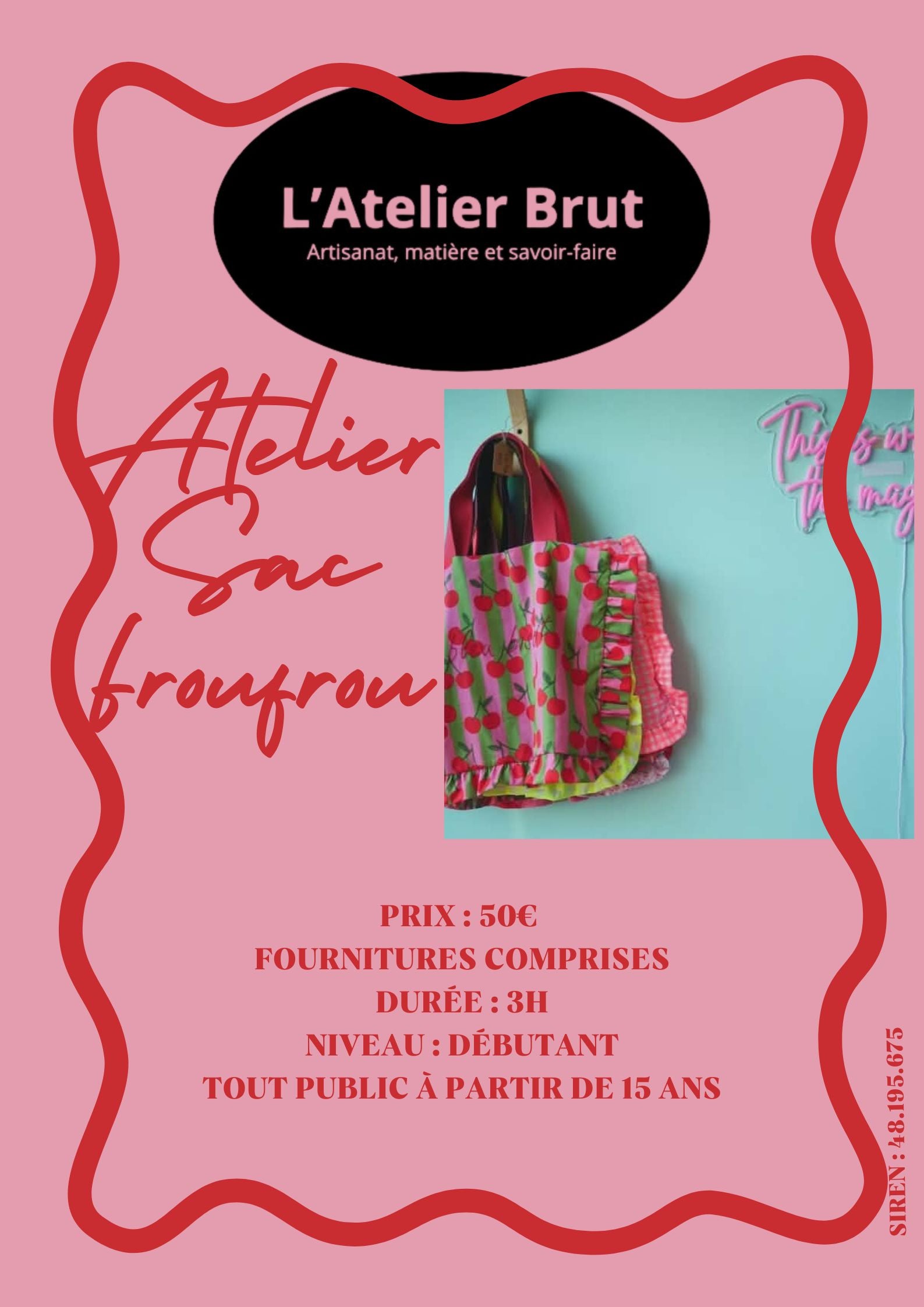 Atelier Couture :  Sac Froufrou