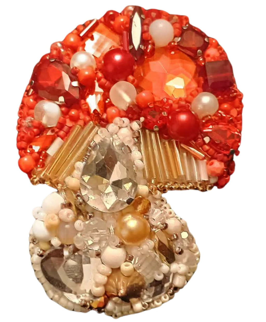 Atelier Bijoux -  Broche perlée