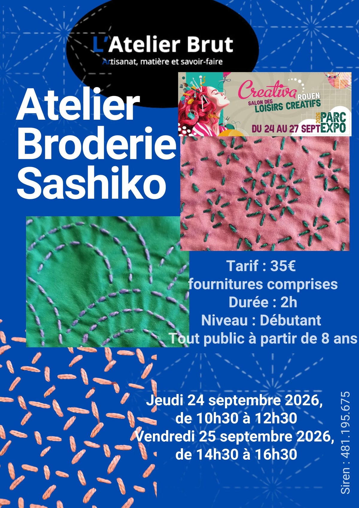 Atelier Broderie Sashiko