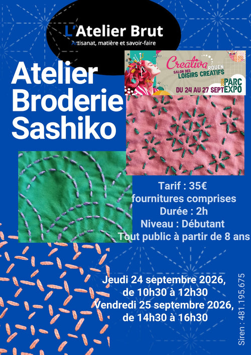 Atelier Broderie Sashiko