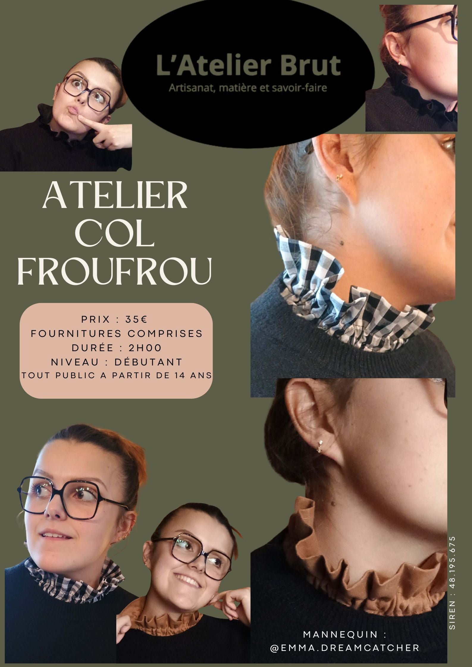 Atelier Couture : Col Froufrou