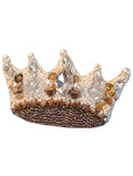 Broche perlée COURONNE
