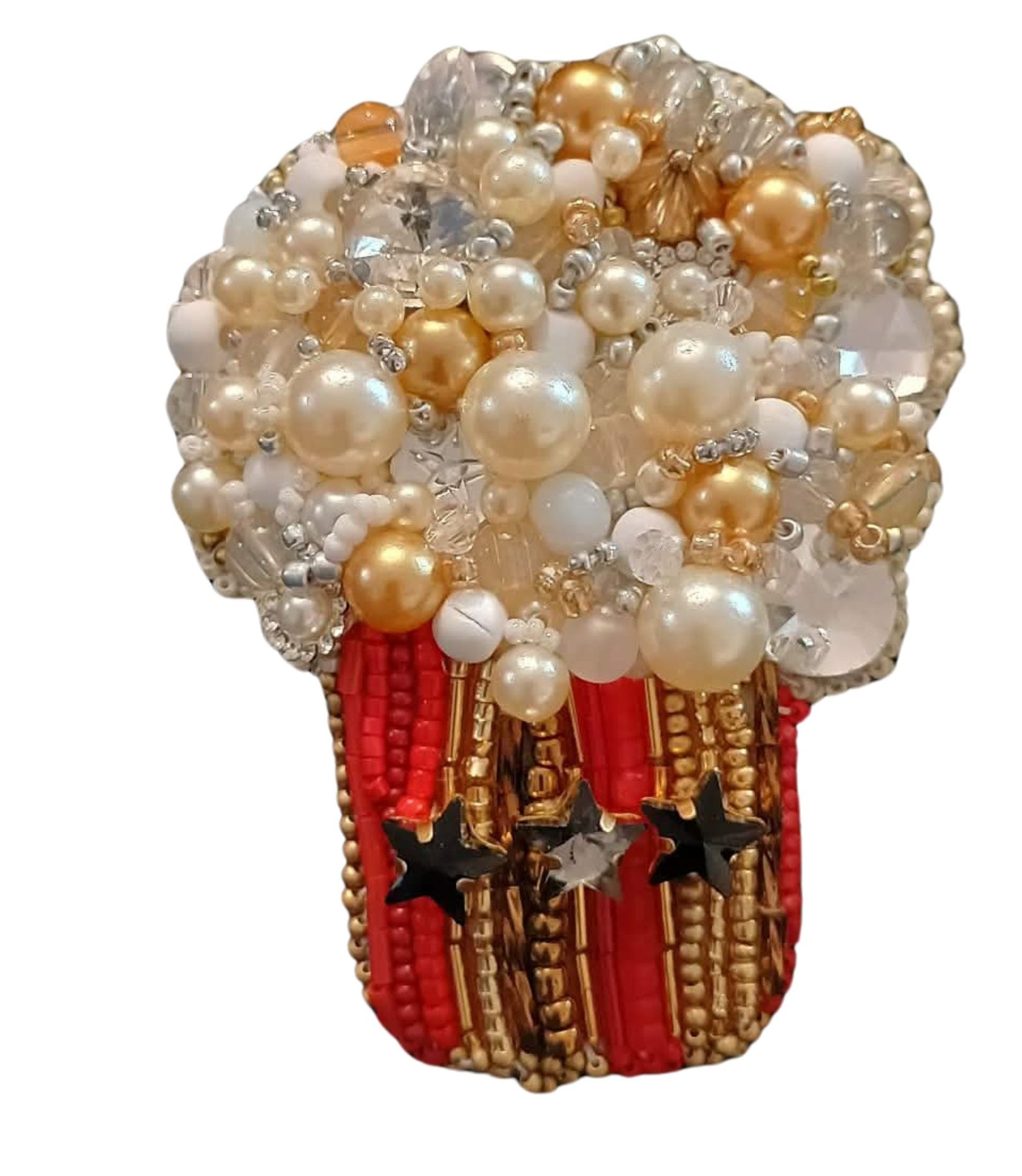 Atelier Bijoux -  Broche perlée