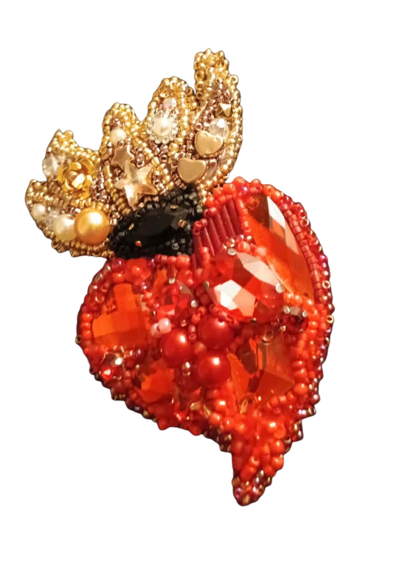 Atelier Bijoux -  Broche perlée