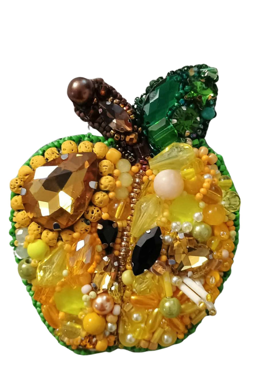 Atelier Bijoux -  Broche perlée