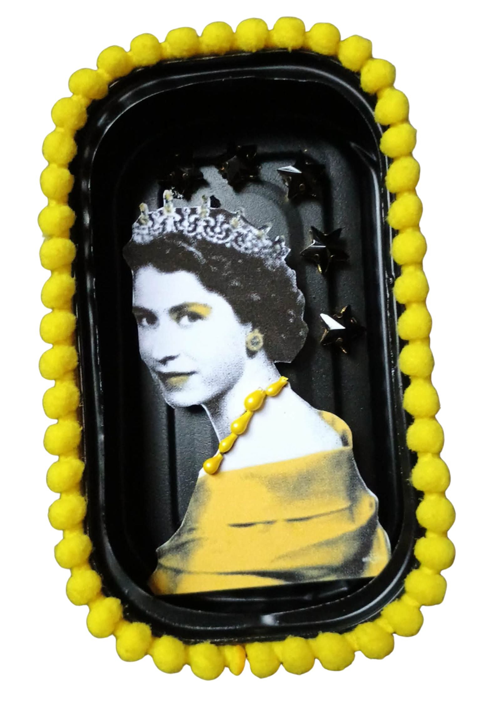 Boite QUEEN  jaune